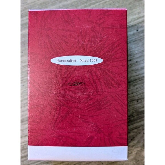 1995 Hallmark Keepsake Ornament Babys First Christmas Stork Delivery Vintage - Picture 4 of 5